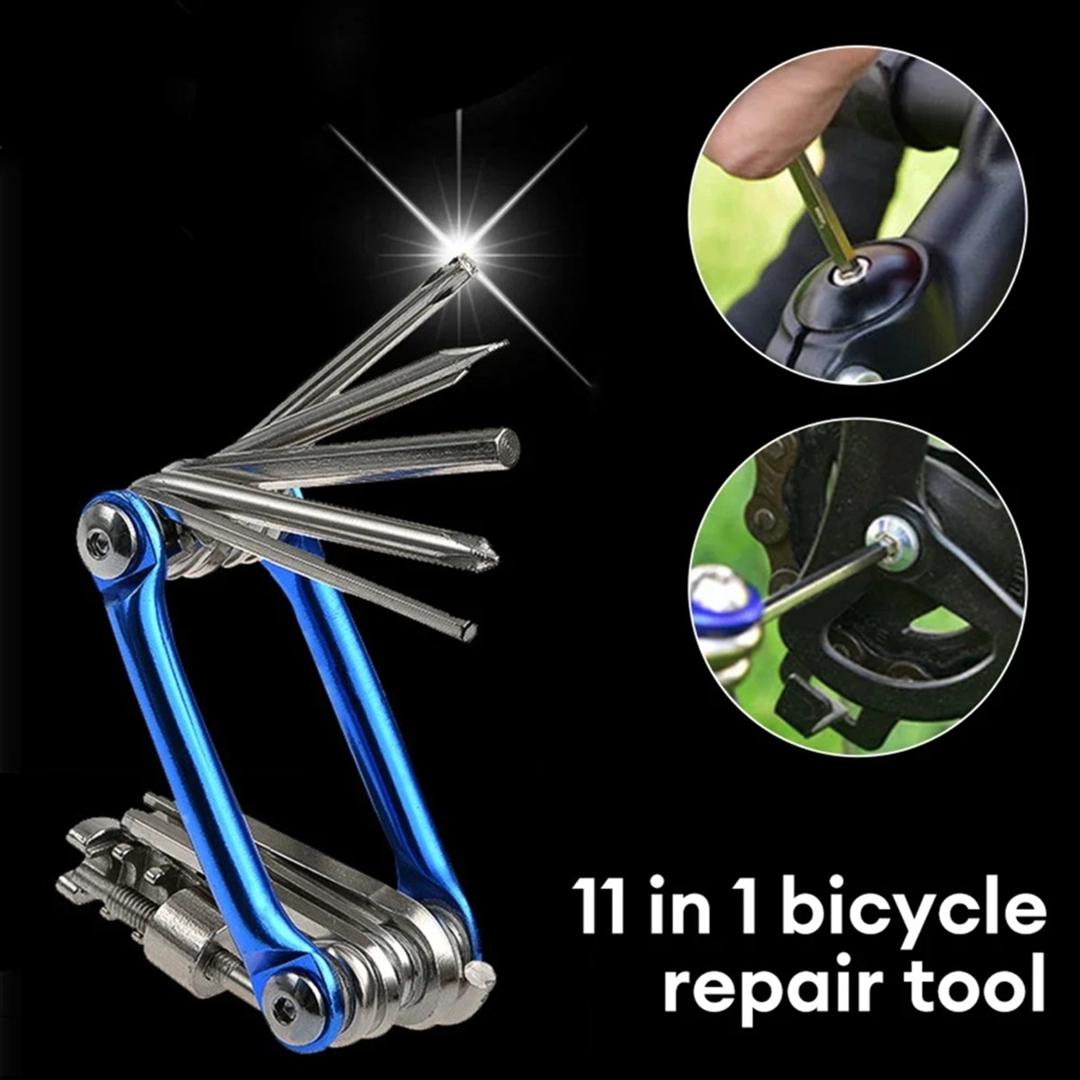 Bike Chain - Kit d'outils de réparation multi-usages pour