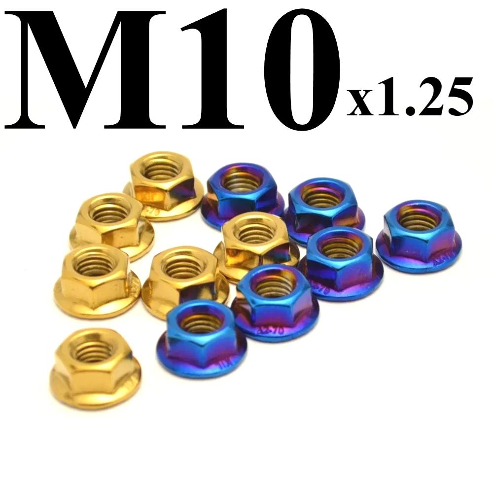 Sprocket - M10 * 1.25 6 pièces pour