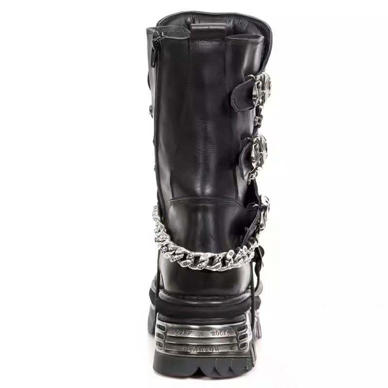 Bottes de moto en cuir véritab - Motorcycle Chain avis et prix