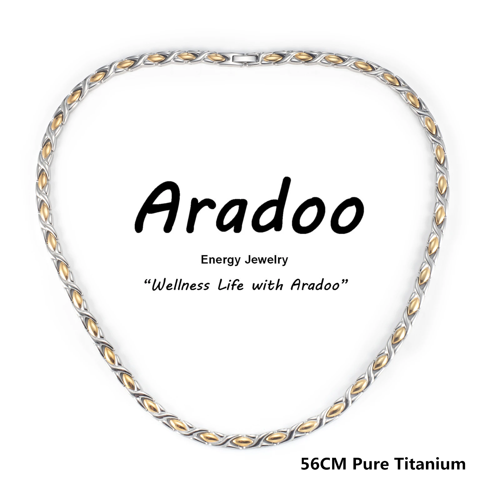 ARADOO collier en titane pur c - Ansi Chain avis et prix