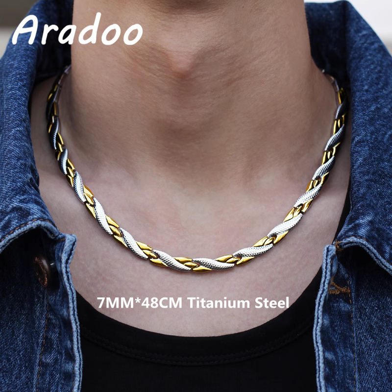 ARADOO titane acier Dragon mot - Ansi Chain avis et prix